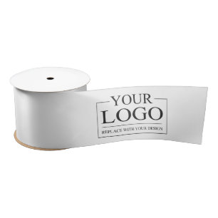 Personalised Wedding Custom Idea Add Logo Satin Ribbon