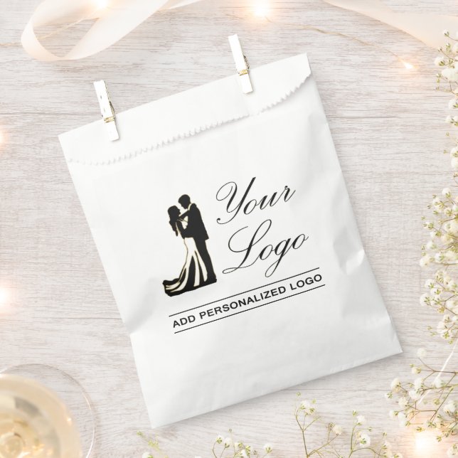 Personalised Wedding Custom Idea Add Your Design Favour Bags (Clipped)