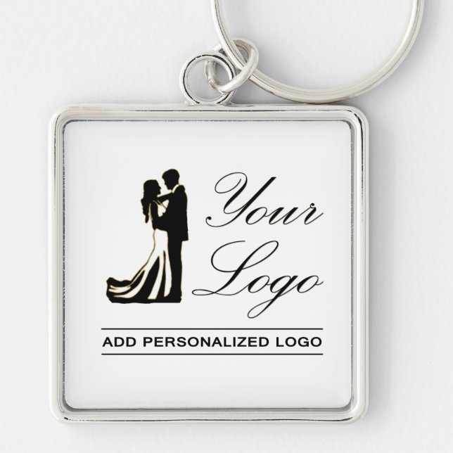 Personalised Wedding Custom Idea Add Your Design Key Ring (Front)