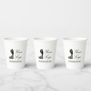 Personalised Wedding Custom Idea Add Your Design Paper Cups