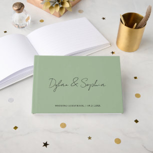 Personalised Wedding Engagement and Anniversary Guest Book