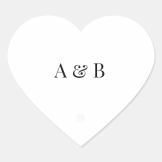 Personalised Wedding Envelope Sticker | Initials