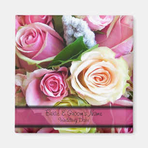 Personalised Wedding Favour Magnet