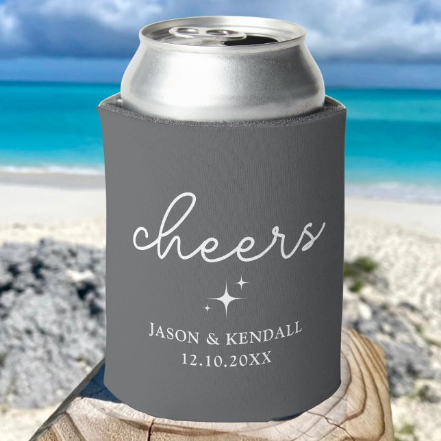Personalised Wedding Favours Customised Wedding Can Cooler (Creator Uploaded)