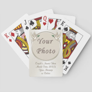 Personalised Wedding Favours for Guests Playing Cards