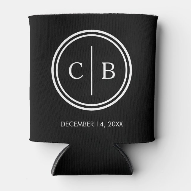 Personalised Wedding Favours Wedding Gift For Gues Can Cooler (Front)