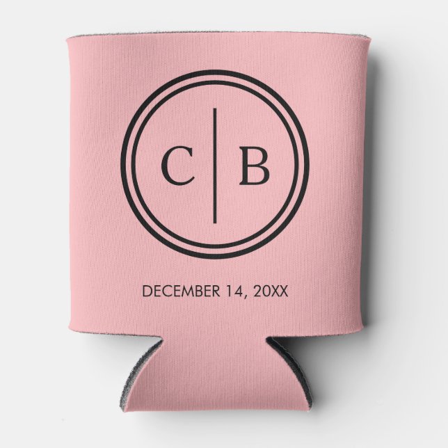 Personalised Wedding Favours Wedding Gift For Gues Can Cooler (Front)