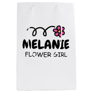 Personalised wedding gift bags for flower girls