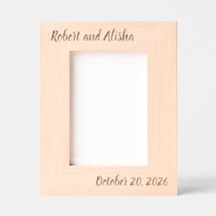 Personalised Wedding Gift for Couples Wedding Pi Etched Frames