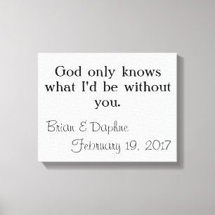 Personalised Wedding Gift - Wall Art - Beach Boys