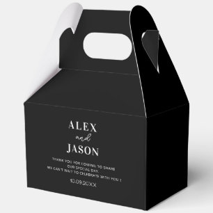Personalised Wedding Gifts Modern Wedding Welcome Favour Box