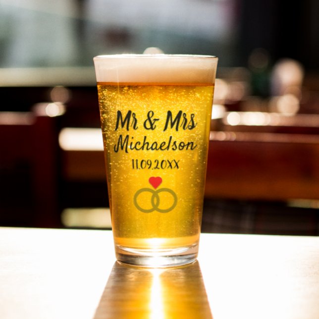 Personalised Wedding Glass (Creator Uploaded)