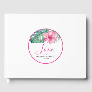 Personalised Wedding Guest Book Floral