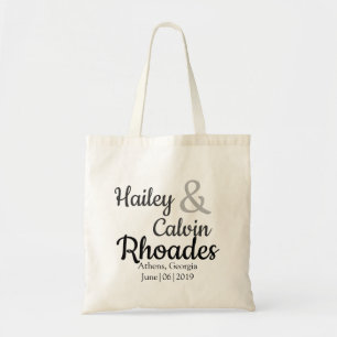 Personalised Wedding Guest Hotel Bag