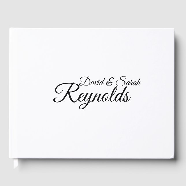 Personalised Wedding Guestbook (Front)