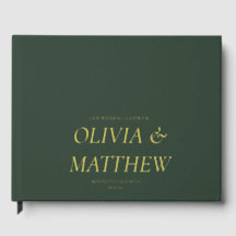 Personalised Wedding Guestbook with Foil