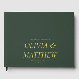 Personalised Wedding Guestbook with Foil