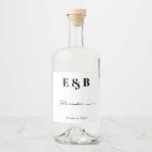 Personalised Wedding Initial and Date Table Number