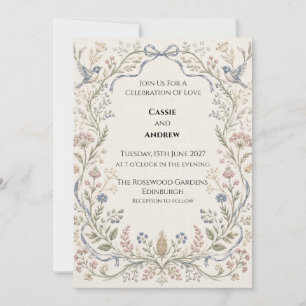 Personalised Wedding Invitation