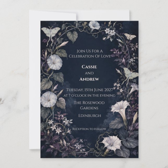Personalised Wedding Invitation (Front)