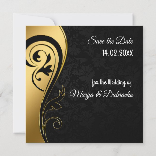 Personalised wedding invitation (Front)
