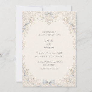 Personalised Wedding Invitation