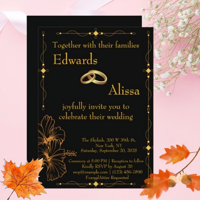 Personalised wedding  invitation (Creator Uploaded)