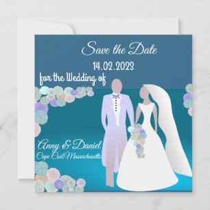 Personalised wedding invitation