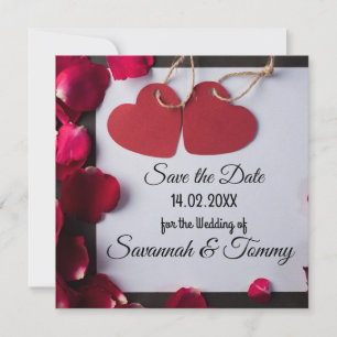 Personalised wedding invitation