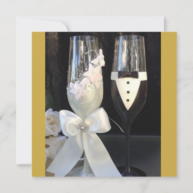 Personalised wedding invitation (Back)