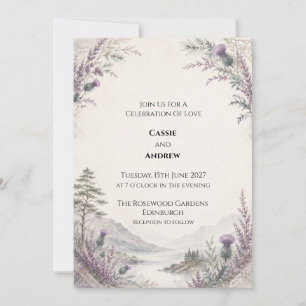 Personalised Wedding Invitation