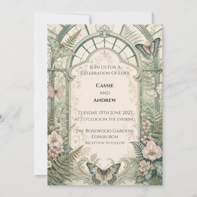 Personalised Wedding Invitation (Front)