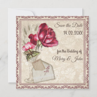 Personalised wedding invitation