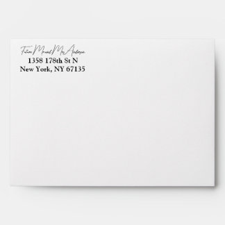 Personalised Wedding Invitation Envelope
