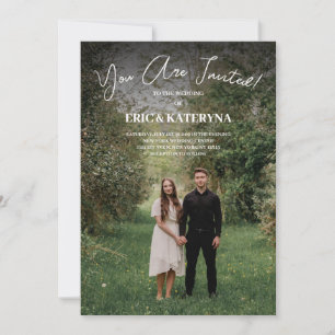 Personalised Wedding Invitation with Photo