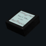 Personalised Wedding Jewellery Box<br><div class="desc">The designs are from original art.</div>
