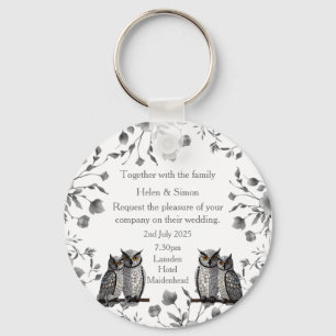 Personalised Wedding Key Ring