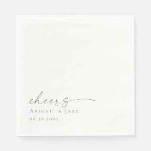Personalised Wedding Luncheon Napkins