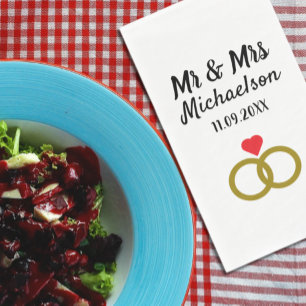 Personalised Wedding Napkin