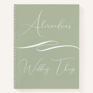 Personalised Wedding Notebook Client Gift w/ Logo