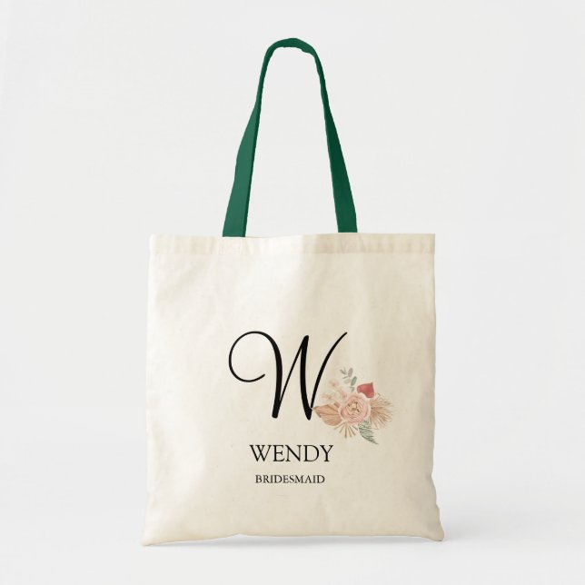 Personalised Wedding Party Gift Tote Bag (Front)