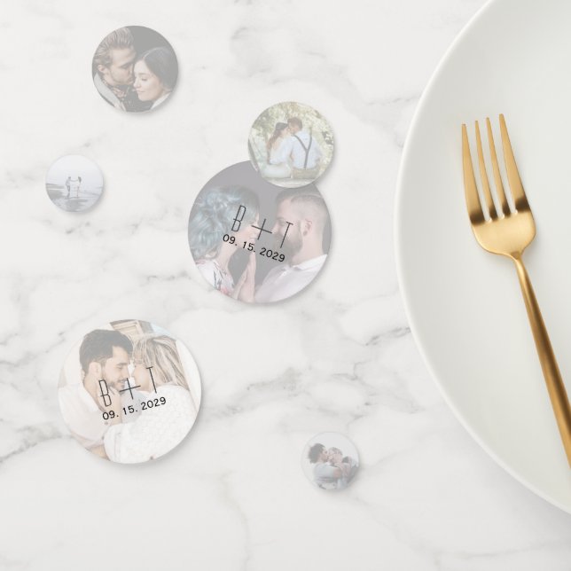 Personalised Wedding Photo Confetti (Group)
