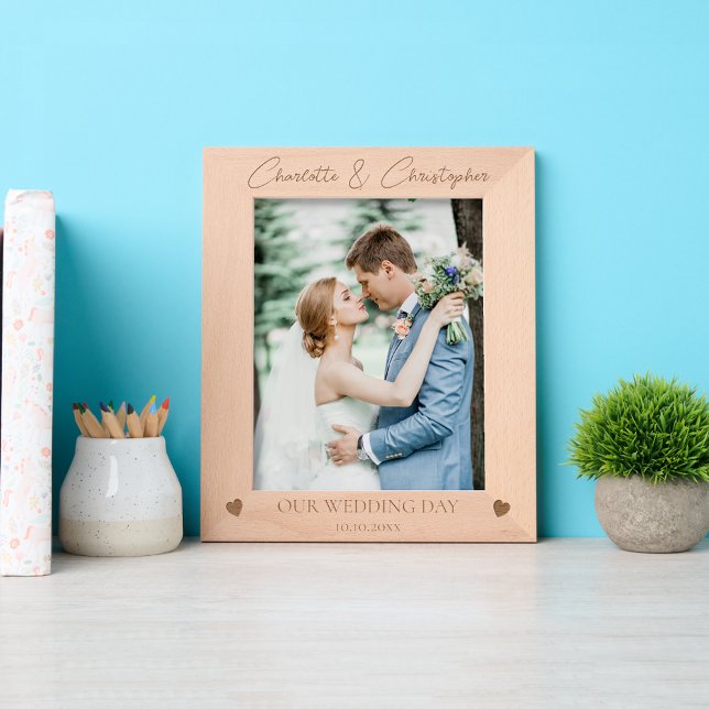  Personalised wedding photo frame name date (Creator Uploaded)