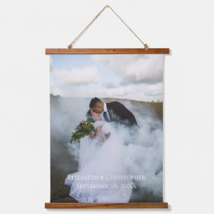 Personalised Wedding Photo  Hanging Tapestry