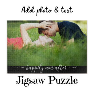 Personalised Wedding Photo Jigsaw Puzzle