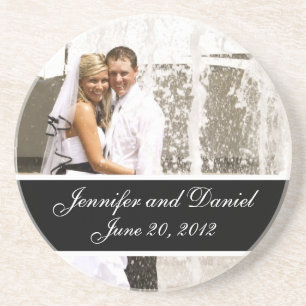 Personalised Wedding Photo Keepsake Coasters