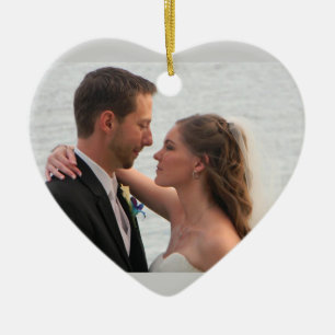Personalised Wedding Photo Ornament