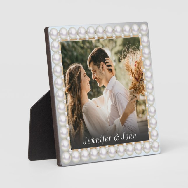 Personalised Wedding Photo Plaque (Front)