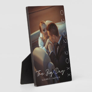 Personalised Wedding Photo Plaque   The Big Day