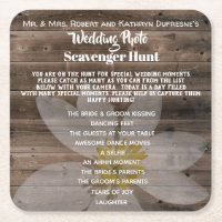 Personalised Wedding Photo Scavenger Hunt